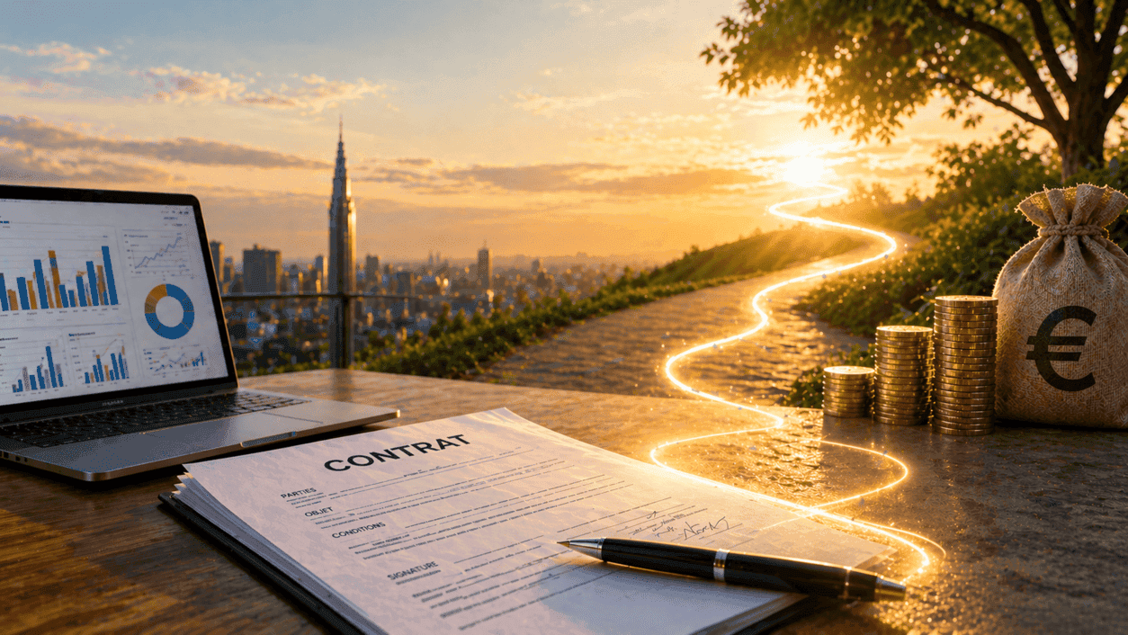illustration du contrat au cash