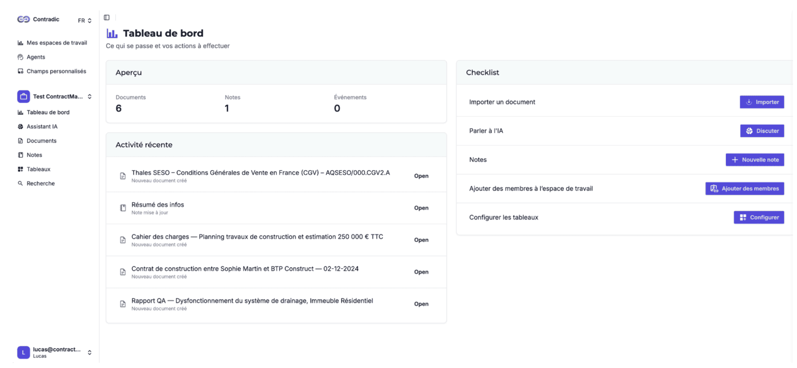 Dashboard Contradic