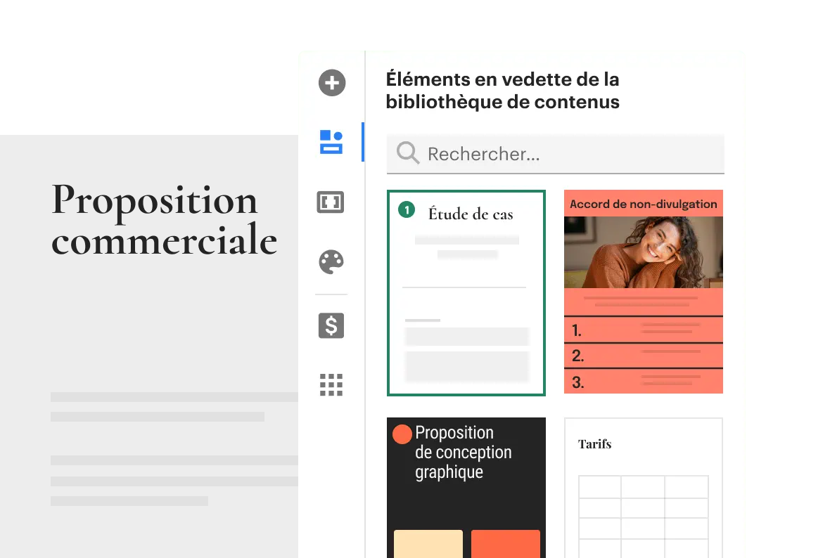 La bibliotheque de template PandaDoc